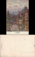 Ansichtskarte Nürnberg Insel Schütt - Gemälde - Aus Dem Deuschen Gauen 1914 - Nürnberg