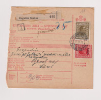 YUGOSLAVIA, ROGASKA SLATINA 1928  Parcel Card - Cartas & Documentos