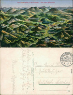 Ansichtskarte  Landkarten-Ansichtskarte - Das Schlachtfeld In Den Vogesen 1912 - Landkaarten