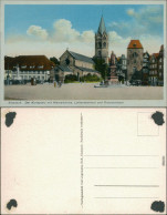 Eisenach Karlsplatz Mit Nikolaikirche - Lutherdenkmal Und Ärztedenkmal 1940 - Eisenach