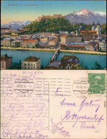 Ansichtskarte Salzburg Panorama-Ansicht Vom Kapuzinerberg 1914 - Sonstige & Ohne Zuordnung