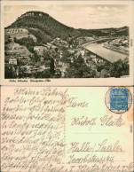 Ansichtskarte Königstein (Sächsische Schweiz) Blick Auf Die Stadt 1957 - Königstein (Sächs. Schw.)