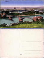 Ansichtskarte Koblenz Blick Auf Die Stadt, Brücke 1910 - Koblenz