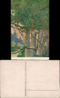Ansichtskarte  Künstlerkarte V. A. Fiedler - Raupe Und Schmetterlinge 1926 - Pintura & Cuadros