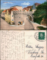 Ansichtskarte Merseburg Straßenpartie Am Krummen Tor 1928  - Sonstige & Ohne Zuordnung