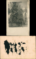 Ansichtskarte  Sanitäter - Pickelhaube Vor Geschütz 1915  - Guerre 1914-18