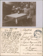Ansichtskarte Nossen Soldaten Beim Weintrinken 1915  - Nossen