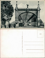 Kehl (Rhein) Grenze, Soldaten - Französische Seite, Brücke 1929  - Kehl