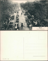 Ansichtskarte Wien Kutschen - Starker Verkehr Prater Hauptallee 1909  - Autres & Non Classés