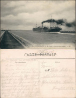 CPA Malo-Dünkirchen (Dunkerque) Dampfer Verlässt Den Hafen 1909  - Autres & Non Classés