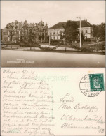Ansichtskarte Wurzen Bahnhofsplatz Mit Postamt - Festschmuck 1928  - Wurzen