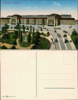 Ansichtskarte Leipzig Hauptbahnhof - Künstlerkarte 1913  - Leipzig
