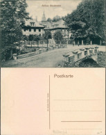 Bad Gottleuba Berggießhübel Schloss   Giessenstein Mit Brücke 1912 - Bad Gottleuba-Berggiesshuebel