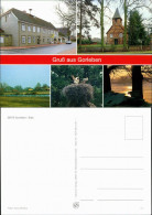 Ansichtskarte Gorleben Kirche, Teich, Storchennest 1995 - Sonstige & Ohne Zuordnung