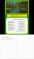 Ansichtskarte Rhumspringe Rhumesprung, Gedicht Rhumequelle 1995 - Sonstige & Ohne Zuordnung