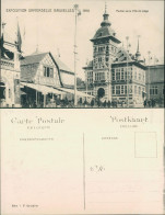 Postkaart Brüssel Bruxelles Pavillon De La Ville Liege - Expo 1910  - Other & Unclassified