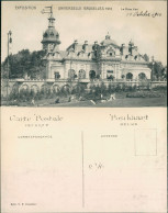 Postkaart Brüssel Bruxelles Le Chien Vert - Expo 1910  - Autres & Non Classés