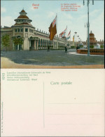 Postkaart Gent Ghent (Gand) La Section Anglaise - Expo 1913  - Autres & Non Classés