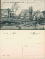 Brüssel Bruxelles Pavillon Allemand Et Jardin Hollandaise EXPO 1910  - Autres & Non Classés