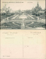 Postkaart Brüssel Bruxelles Jardin De Paris - EXPO 1910  - Autres & Non Classés