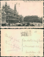 Postkaart Brüssel Bruxelles Markt - Grand Place 1932  - Altri & Non Classificati