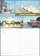 Ansichtskarte Zingst Hafen, See, Schulstraße, Am Strand 1986 - Zingst