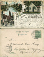 Ansichtskarte Litho AK Estebrügge-Jork Litho AK: Straße, Kanal, Etc 1900  - Sonstige & Ohne Zuordnung