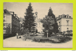 58 CHATEAU CHINON N°95 L'Hôpital Le Jardinier Est Dans La Cour VOIR DOS Non Séparé Avant 1905 - Chateau Chinon