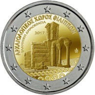 2 Euro Commemorative Grece 2017 Philippi UNC - Griechenland