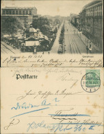 Ansichtskarte Hannover Cafe Kröpcke - Georgstraße 1909  - Hannover