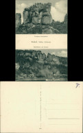 Ansichtskarte Schmilka Frienstein (Vorderes Raubschloss) 1950 - Schmilka