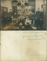  Soldaten: Gruppenbilder/Soldatengruppe - In Der Butze 1913 Privatfoto  - Sonstige & Ohne Zuordnung