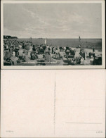 Ansichtskarte Ahlbeck (Usedom) Strand Belebt - Blick Nach Heringsdorf 1954 - Other & Unclassified