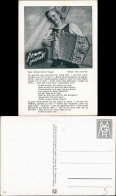 Ansichtskarte  Liedansichtskarte "Komm Zurück" - Frau Mit Akkordeon 1940 - Muziek