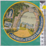 C1357 FROMAGE CAMEMBERT STATUE SAINT GEORGES AUNAY SUR AUDON  CALVADOS - Formaggio