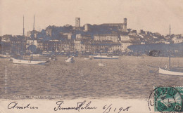 Cannes (06 Alpes Maritimes) Le Mont Chevalier - Carte Photo SIP 412eme Série N° 14 Circulée 1908 - Cannes