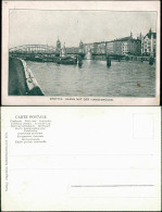 Postcard Stettin Szczecin Stadt, Häuserzeile - Hafen 1923 - Pommern