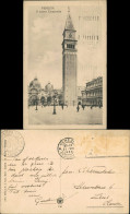 Venedig Venezia Markusturm Markusplatz - Campanile Turm Gebäude 1924 - Otros & Sin Clasificación