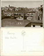 Florenz Firenze Veduta Dei Ponti/Brücke, Brückenhäuser, Bridge Postcard 1940 - Otros & Sin Clasificación