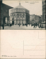 Cartoline Florenz Firenze Baptisterium San Giovanni Battistero 1910 - Otros & Sin Clasificación