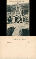 Karthago Statue De La Pretresse Arisabaal, Arbeiter Mit Flaschenzug   1910 - Tunisie