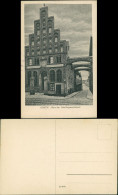 Ansichtskarte Lübeck Haus An Der Schiffergesellschaft 1918 - Autres & Non Classés
