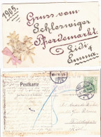 Schleswig Sleswig Gruss Vom Schleswiger Pferdemarkt - Selbstgemachte Ak 1905 - Autres & Non Classés