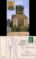 Trier Strassen Partie A.d. St. Matthiaskirche, Heiligen Bild 1927 - Trier