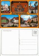 Ansichtskarte Bad Mergentheim Markt, Kirche, Schloss Und Museum, Wappen 1992 - Bad Mergentheim