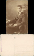 Fotokunst Mann Posierend  Atelier-Foto Aus Hagen/Westfalen 1920 Privatfoto - Personajes
