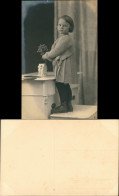 Menschen Soziales Leben Kind Mädchen Atelier-Photo Foto 1930 Privatfoto - Portraits