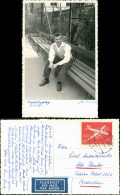 Mann Urlaubsfoto 1959 Privatfoto   AK Gut Frankiert, Gelaufen Nach Brasilien - Personajes