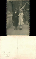 Fotokunst Frau Mit Tochter Personen Auf Strasse 1920 Privatfoto - Ohne Zuordnung