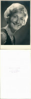 Hübsche Frau Frauen Porträt Fotokunst Foto Manasse (WIEN) 1960 Privatfoto - Bekende Personen